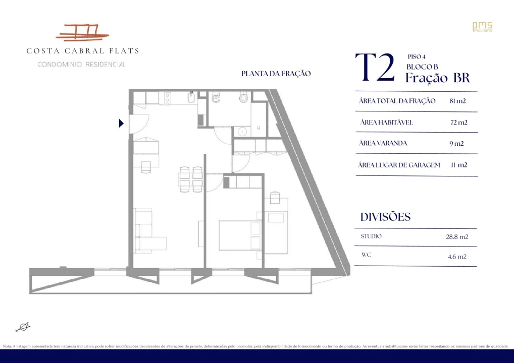 Apartamento T2 para Venda em Paranhos Foto 5