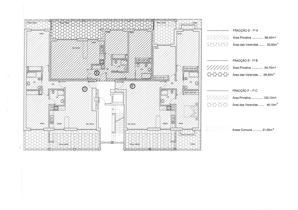 Apartamento T2 para Venda em Lagos (São Sebastião e Santa Maria) Planta 2