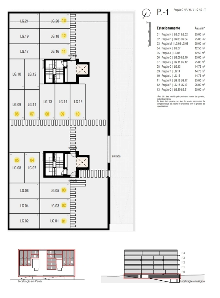 Apartamento T3 para Venda em Canidelo Planta 2