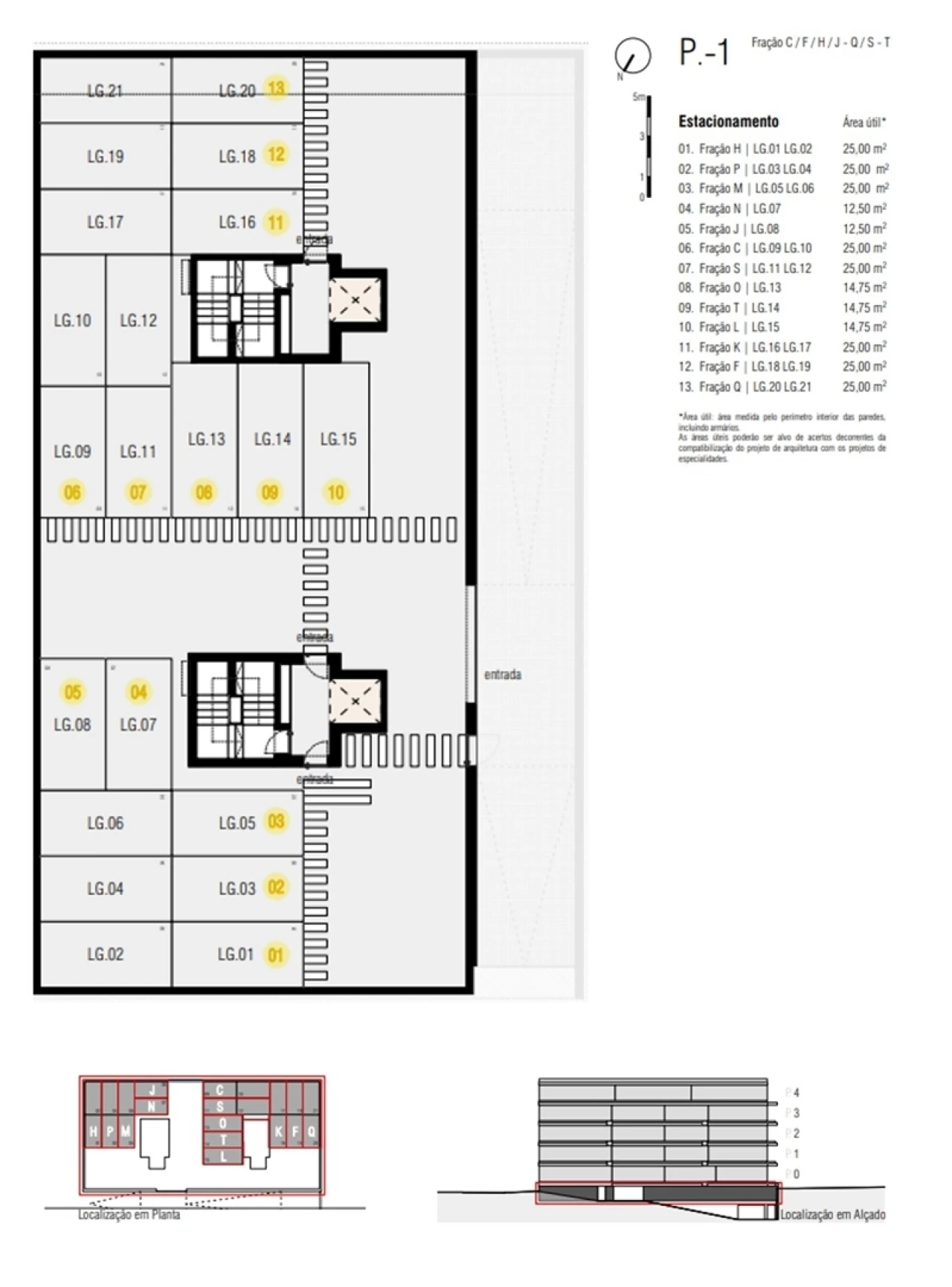 Apartamento T3 para Venda em Canidelo Planta 2