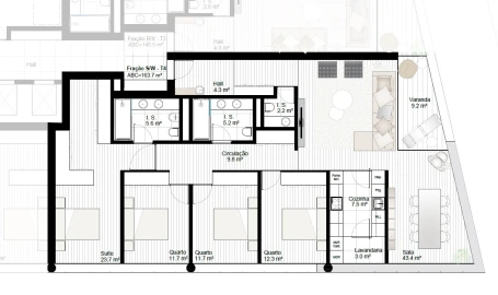 Apartamento T4 para Venda em Canidelo
