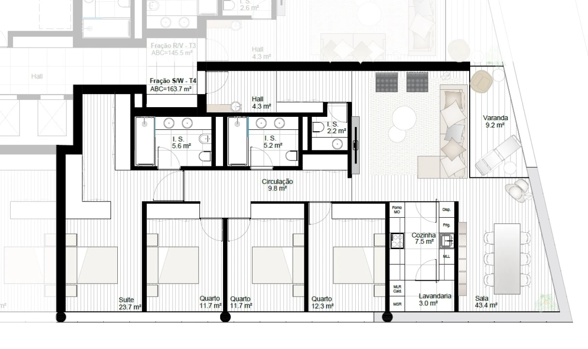 Apartamento T4 para Venda em Canidelo Foto 27