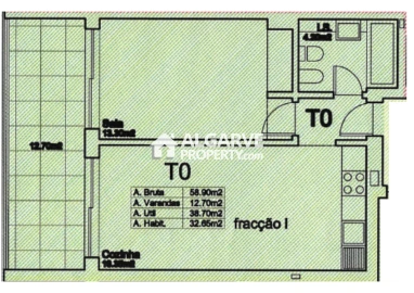 Apartamento T1 para Venda em Albufeira e Olhos de Água