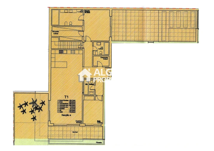 Apartamento T2 para Venda em Albufeira e Olhos de Água Planta 2