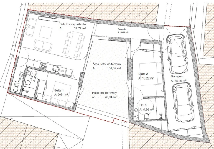 Moradia T3 para Venda em Pereira Foto 3