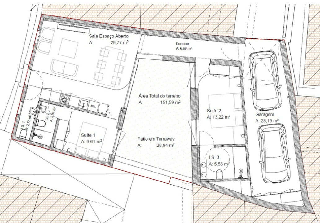 Moradia T3 para Venda em Pereira Foto 3