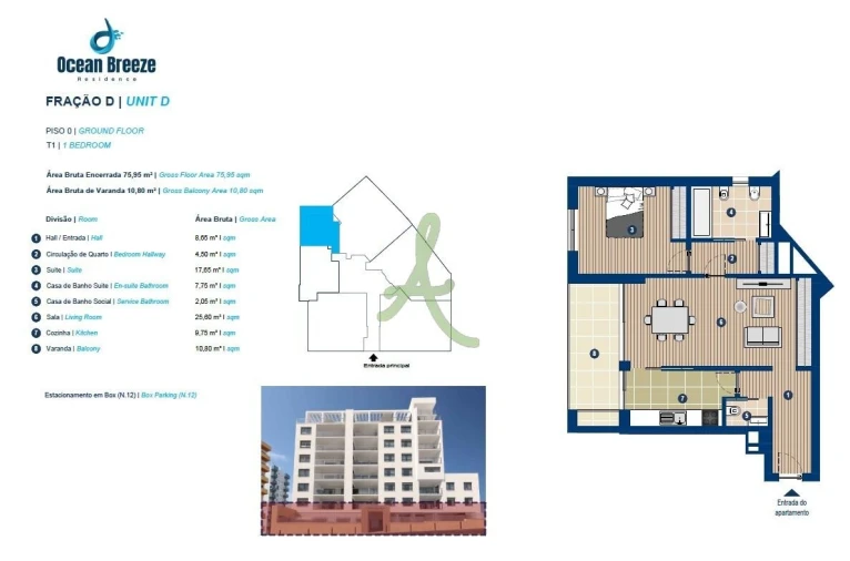 Apartamento T1 para Venda em Portimão Foto 25