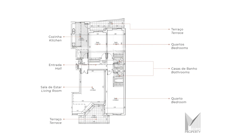 Apartamento T3 para Venda em Quelfes Foto 24