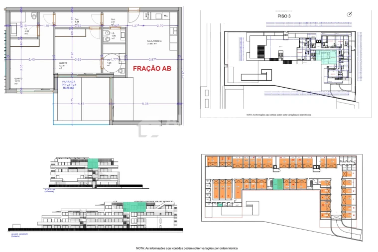Apartamento T2 para Venda em Quarteira Planta 3