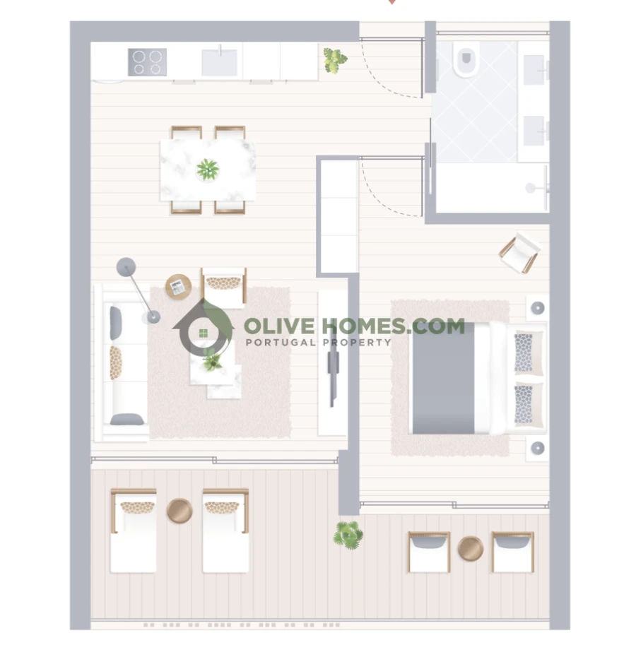 Apartamento T1 para Venda em Lagoa e Carvoeiro Foto 6