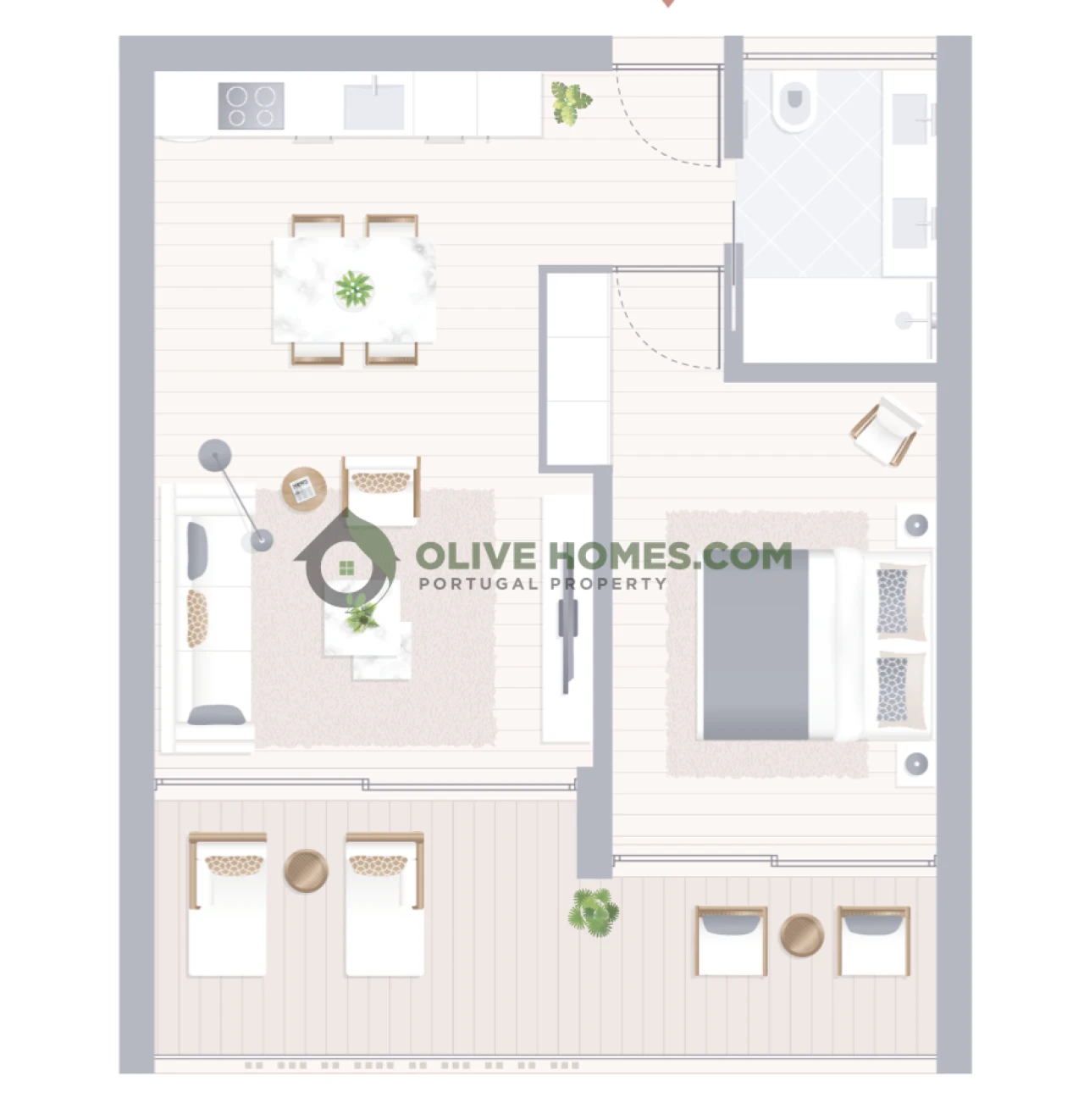 Apartamento T1 para Venda em Lagoa e Carvoeiro Foto 6