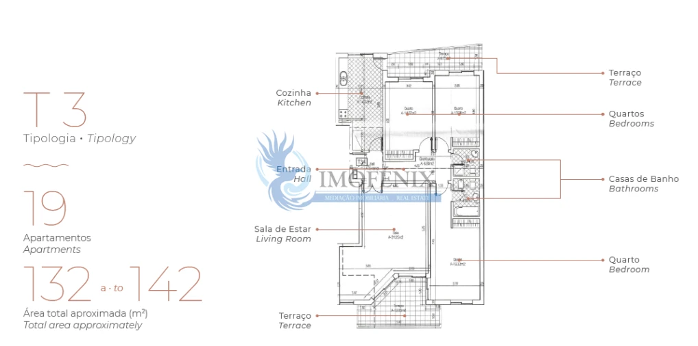 Apartamento T3 para Venda em Quelfes Foto 34