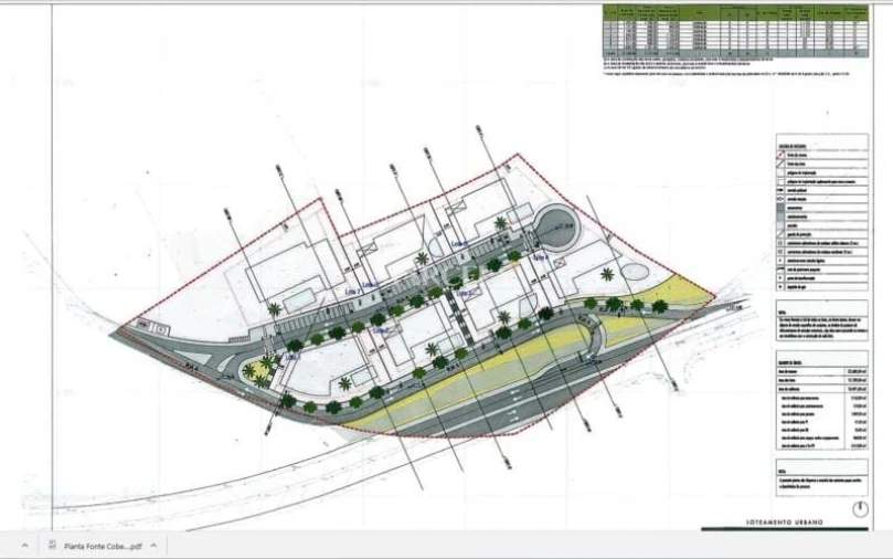 Terreno para Venda em Lagos (São Sebastião e Santa Maria) Planta 1