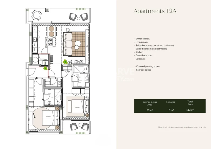 Apartamento T2 para Venda em Altura Planta 4