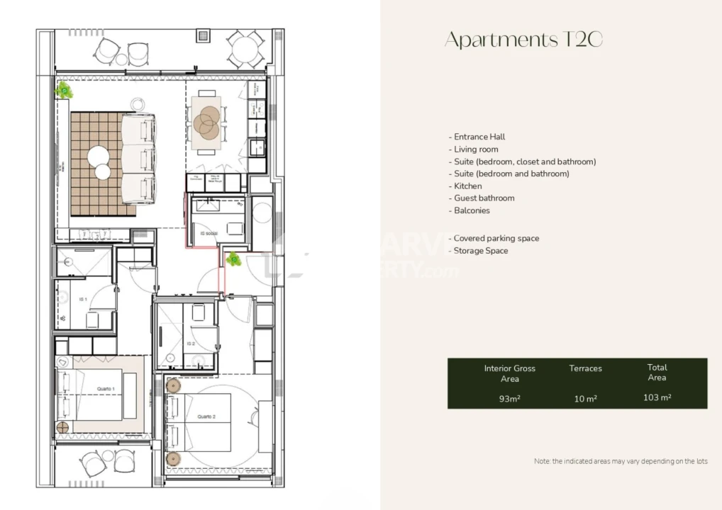 Apartamento T2 para Venda em Altura Planta 6