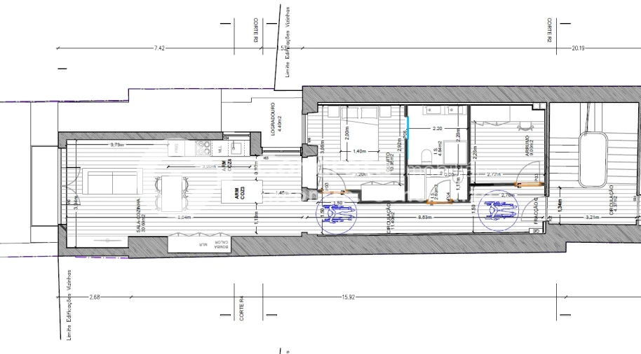 Apartamento T1 para Venda em Braga (Maximinos, Sé e Cividade) Planta 1