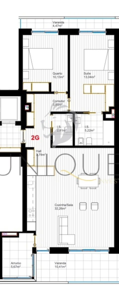 Apartamento T2 para Venda em Glória e Vera Cruz