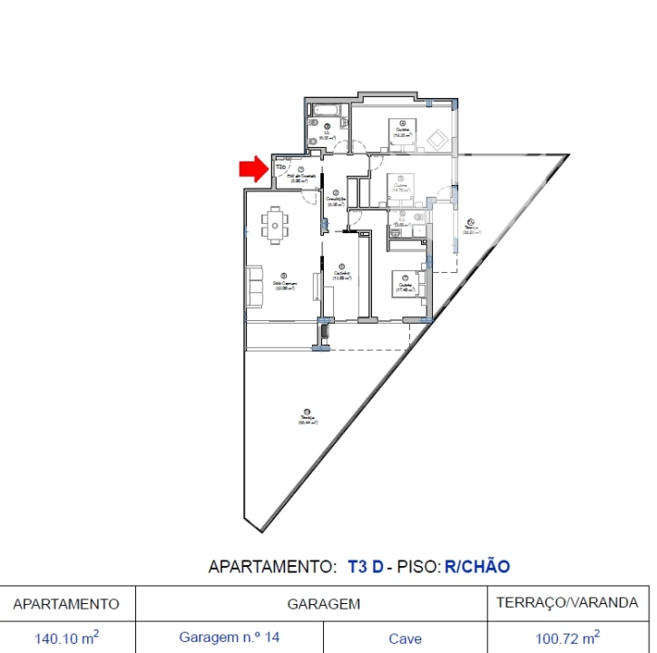 Apartamento T3 para Venda em Tavarede Foto 11