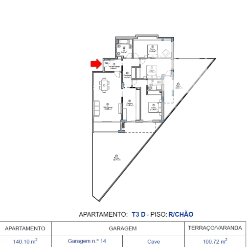 Apartamento T3 para Venda em Tavarede Foto 11