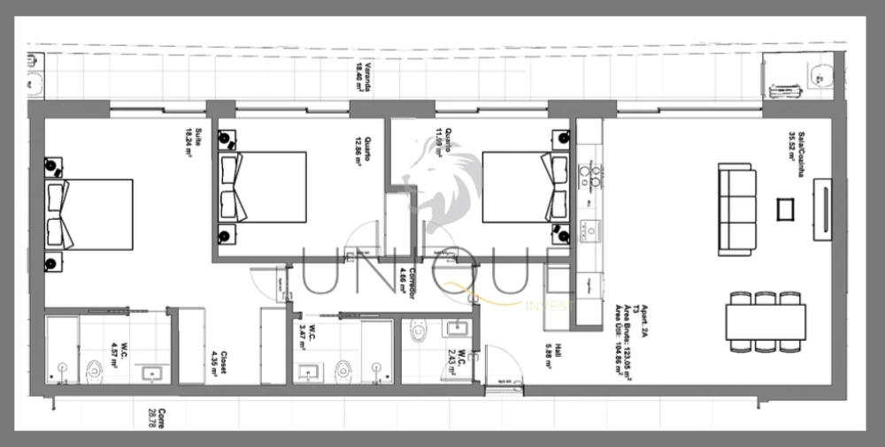 Apartamento T3 para Venda em Glória e Vera Cruz Foto 16