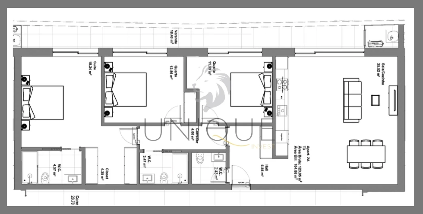 Apartamento T3 para Venda em Glória e Vera Cruz Foto 16