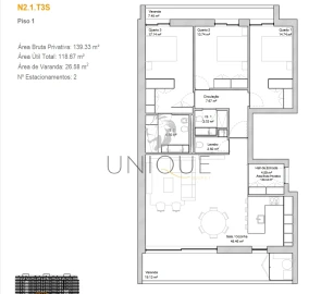 Apartamento T3 para Venda em Glória e Vera Cruz