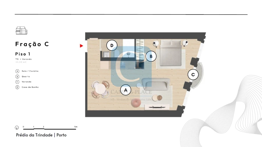 Apartamento T0 para Venda em Cedofeita, Santo Ildefonso, Sé, Miragaia, São Nicolau e Vitória Foto 16