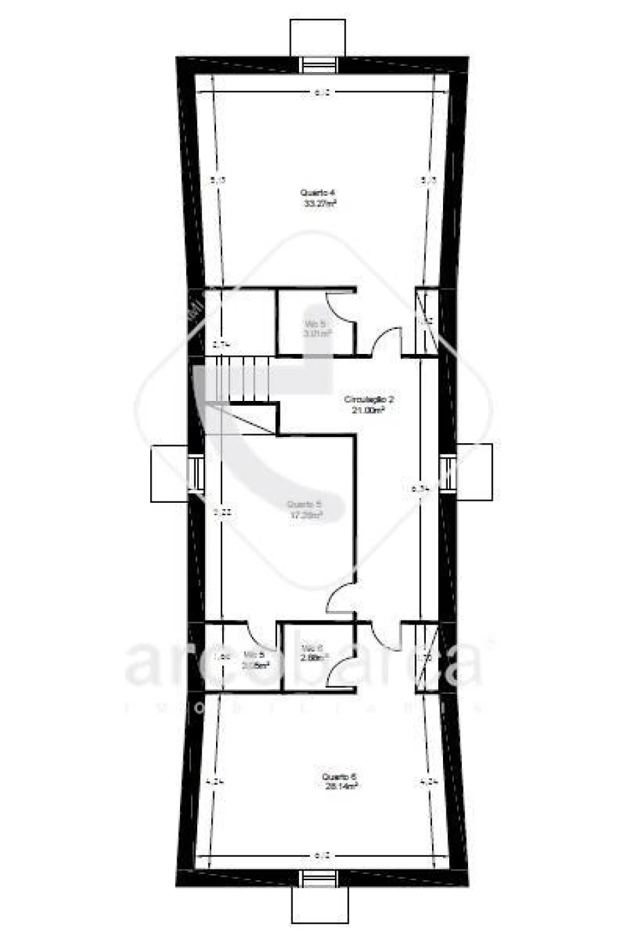 Quinta T5 para Venda em Correlhã Planta 1