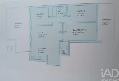 Apartamento T3 para Venda em Portimão