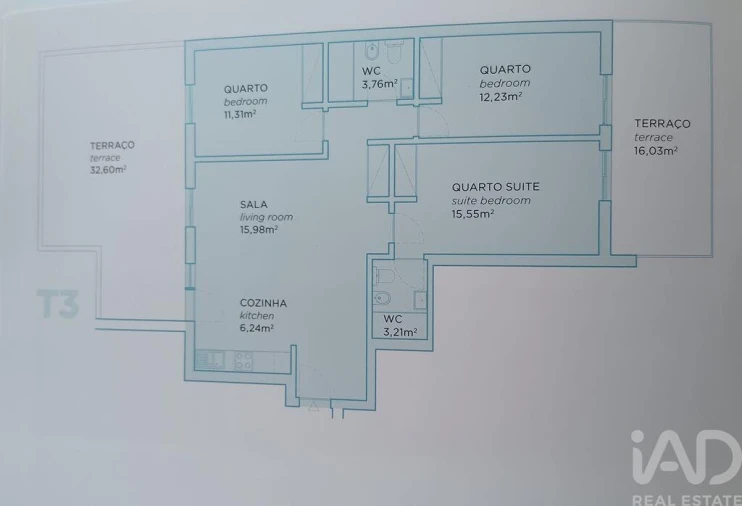 Apartamento T3 para Venda em Portimão Foto 21