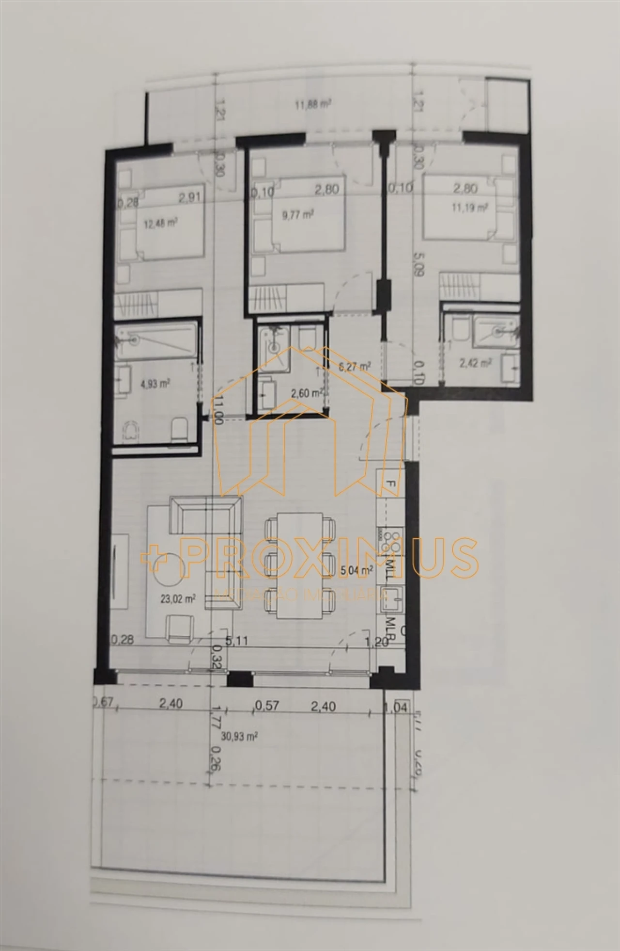 Apartamento T3 para Venda em Buarcos Foto 13