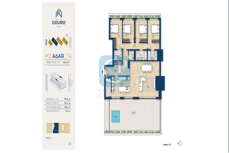 Apartamento T4 para Venda em Canidelo Foto 22