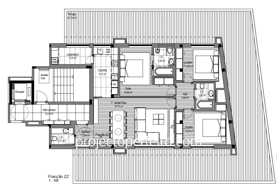 Apartamento T3 para Venda em Espinho Foto 28