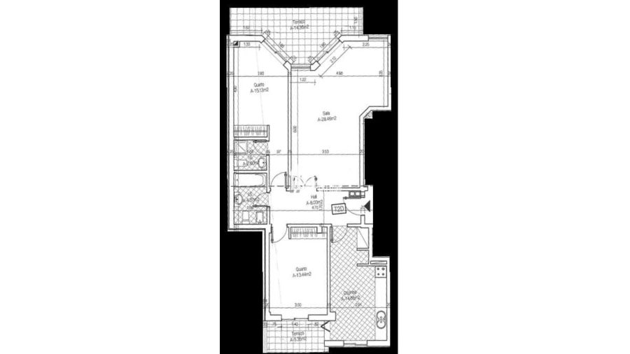 Apartamento T3 para Venda em Quelfes Foto 11
