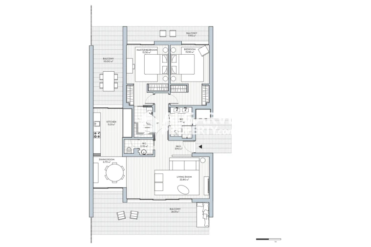 Apartamento T2 para Venda em Porches Foto 27