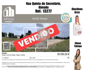 Terreno para Venda em Almada, Cova da Piedade, Pragal e Cacilhas