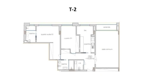 Apartamento T2 para Venda em Cedofeita, Santo Ildefonso, Sé, Miragaia, São Nicolau e Vitória