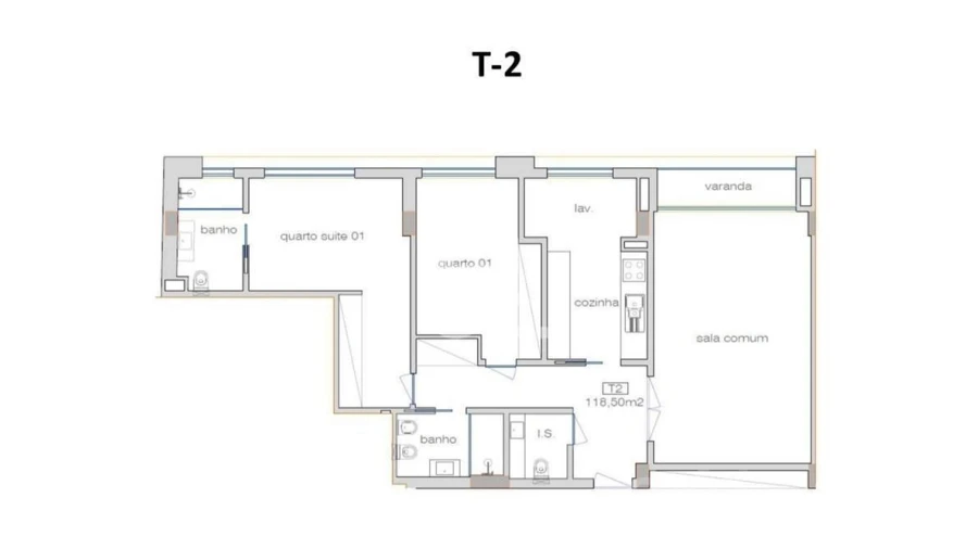 Apartamento T2 para Venda em Cedofeita, Santo Ildefonso, Sé, Miragaia, São Nicolau e Vitória Foto 19