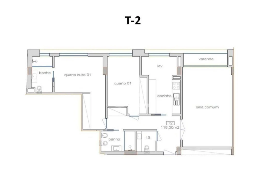 Apartamento T3 para Venda em Cedofeita, Santo Ildefonso, Sé, Miragaia, São Nicolau e Vitória Foto 22