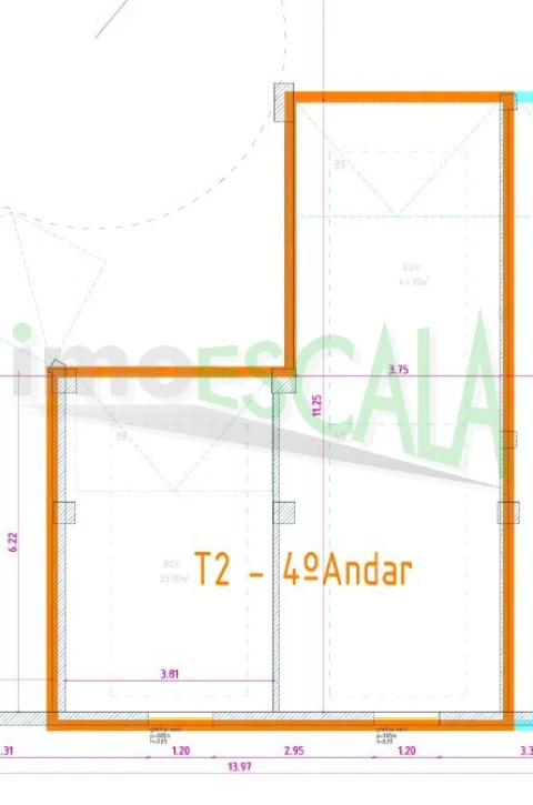 Apartamento T2 para Venda em Marvila, Ribeira Santarém, São Salvador, São Nicolau