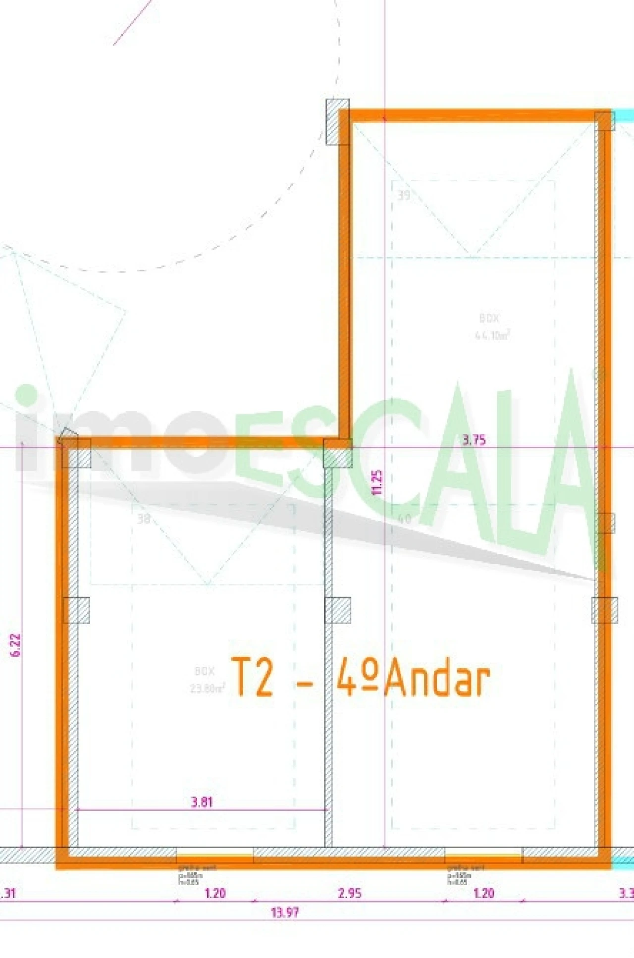 Apartamento T2 para Venda em Marvila, Ribeira Santarém, São Salvador, São Nicolau Foto 24