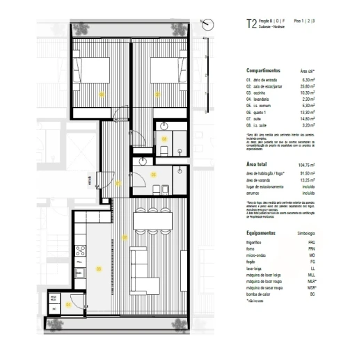 Apartamento T2 para Venda em Canidelo Foto 21