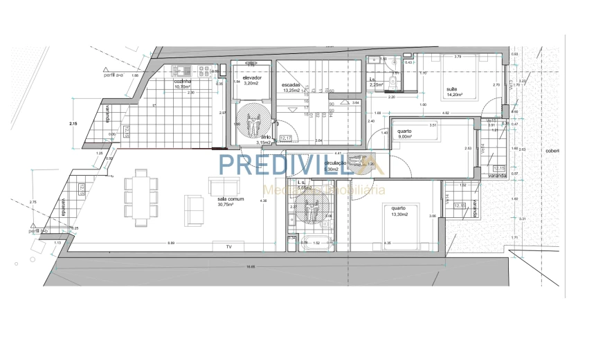 Apartamento T3 para Venda em Póvoa de Varzim, Beiriz e Argivai Planta 1