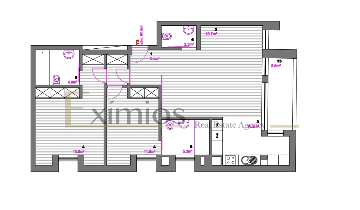 Apartamento T2 para Venda em Póvoa de Varzim, Beiriz e Argivai Foto 4
