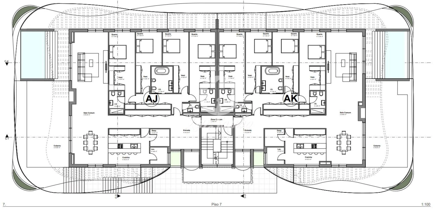 Apartamento T4 para Venda em Nogueira, Fraião e Lamaçães Foto 21