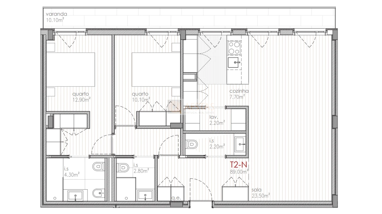 Apartamento T2 para Venda em Matosinhos e Leça da Palmeira Foto 11