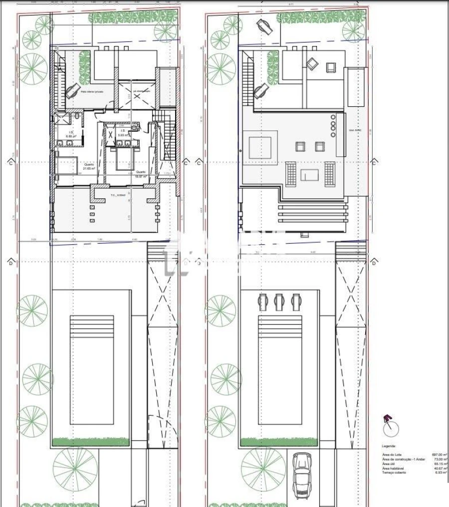 Moradia T3 para Venda em Quarteira Planta 1
