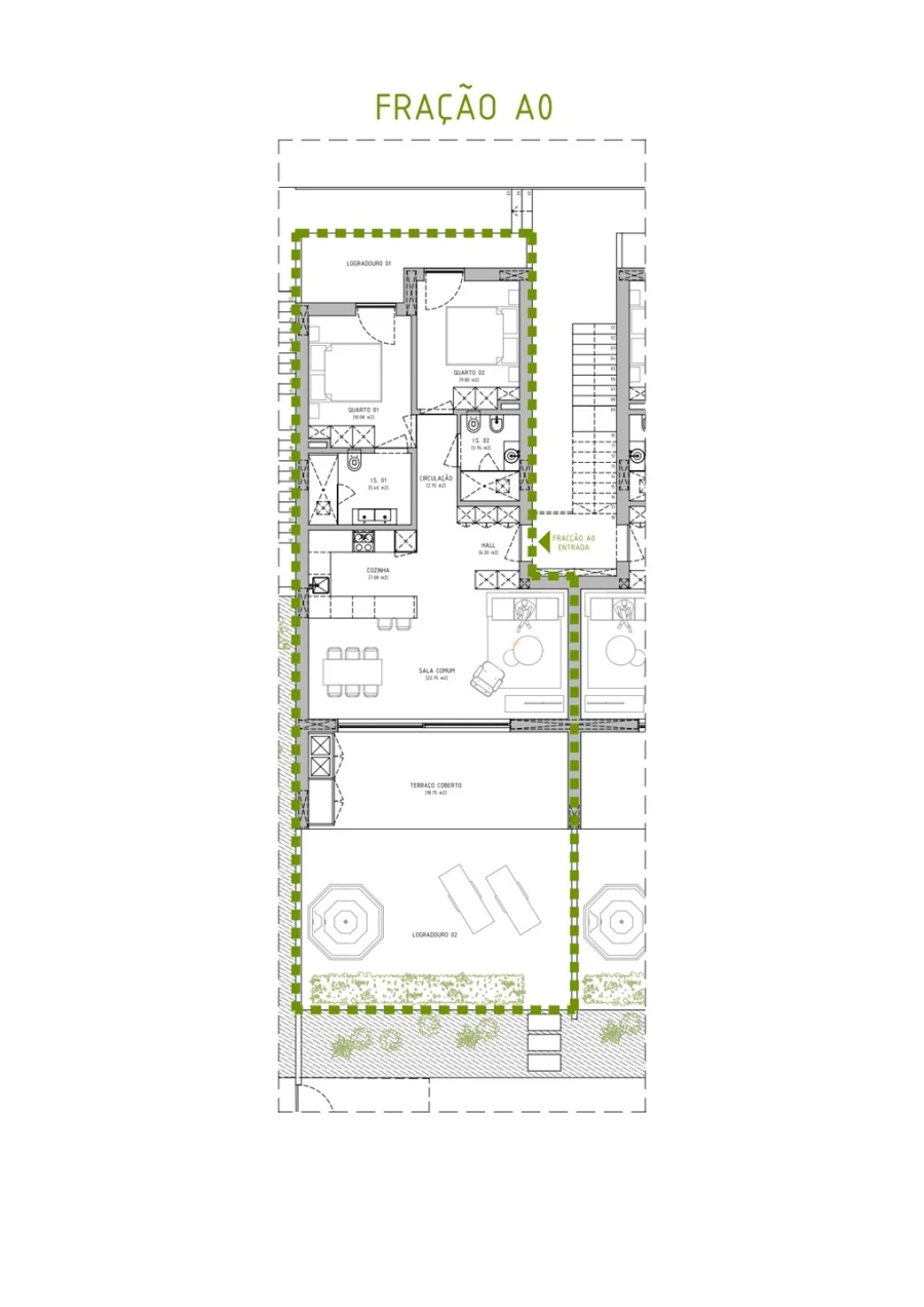 Apartamento T2 para Venda em Budens Foto 38