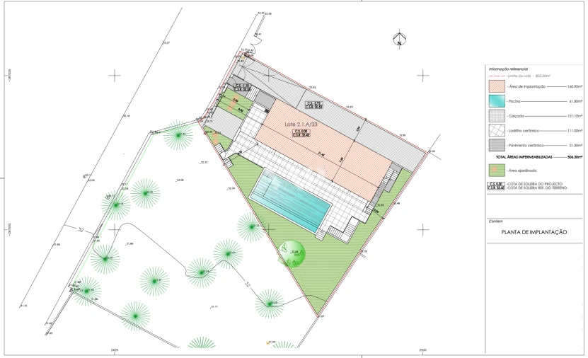Moradia T3 para Venda em Quarteira Planta 3