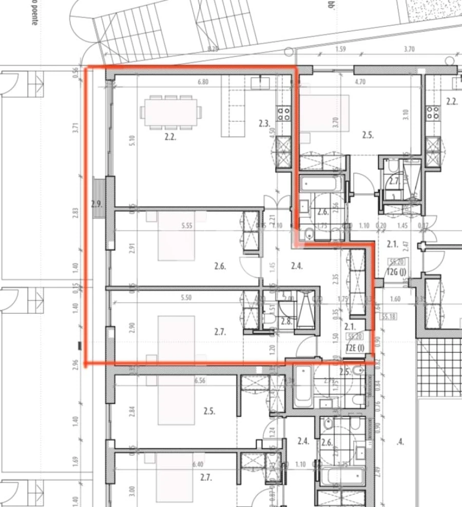 Apartamento T2 para Venda em Almancil Planta 3